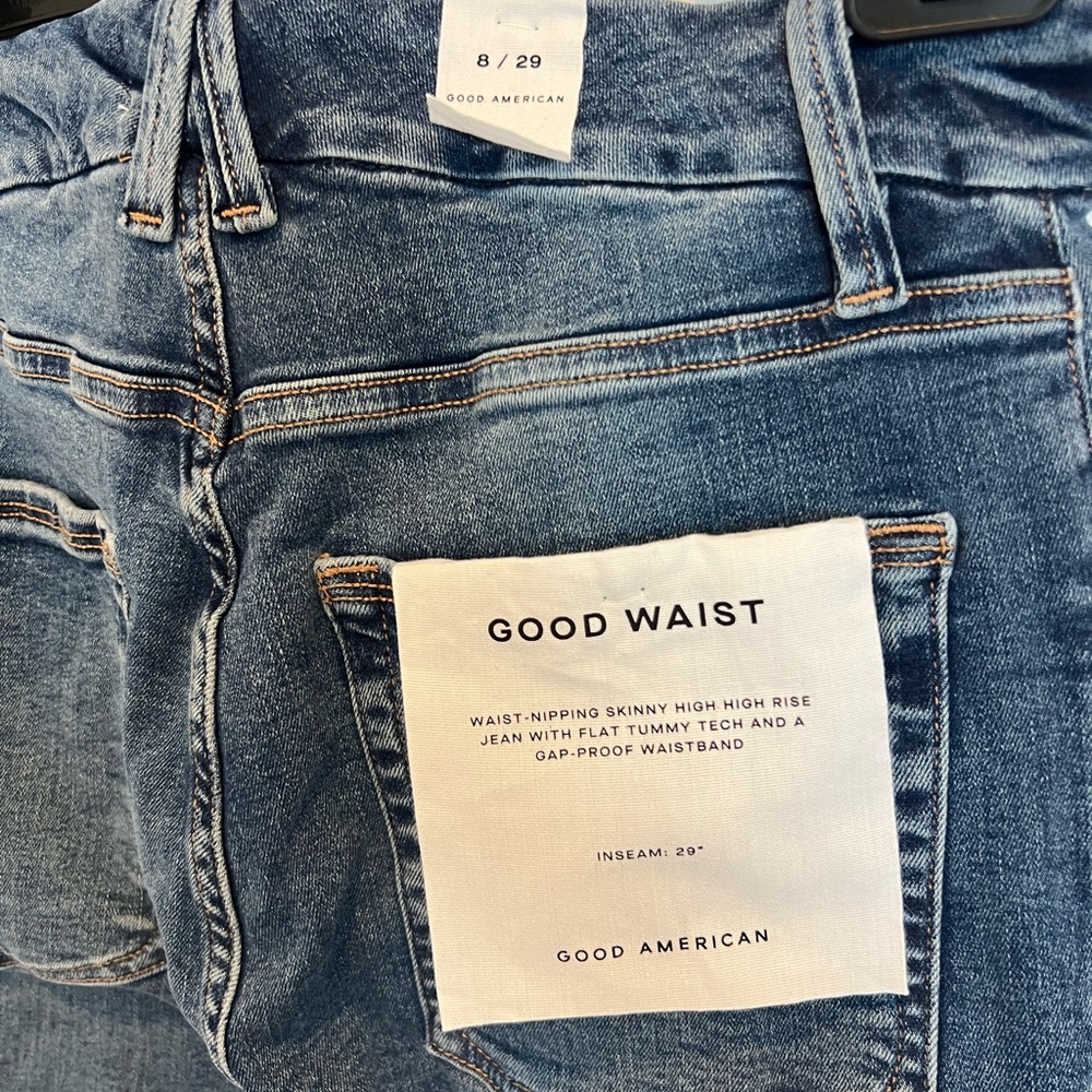 NWT Good American - Good Waist Skinny Jeans - Picture 5 of 12